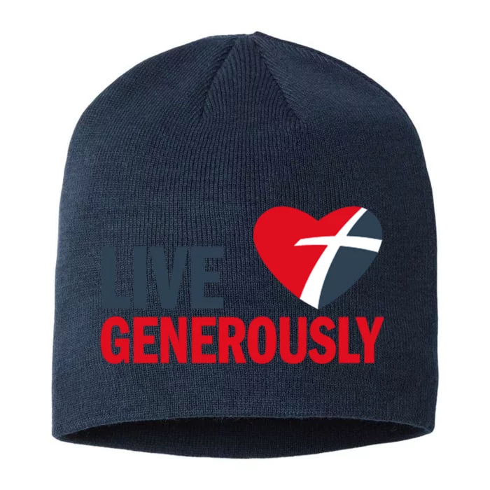 Living Generously 8 1/2in Sustainable Knit Beanie