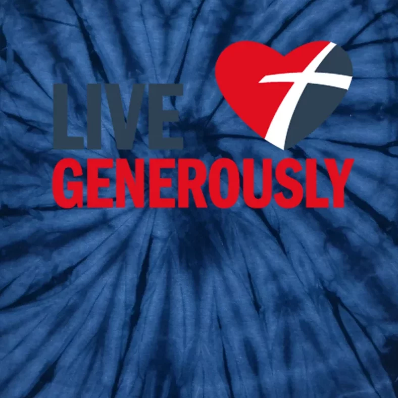 Living Generously Tie-Dye T-Shirt