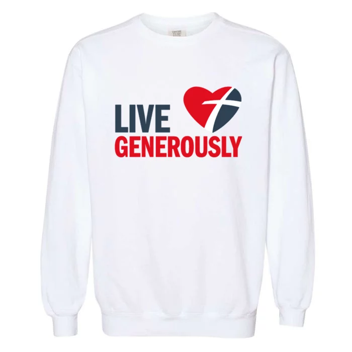 Living Generously Garment-Dyed Sweatshirt