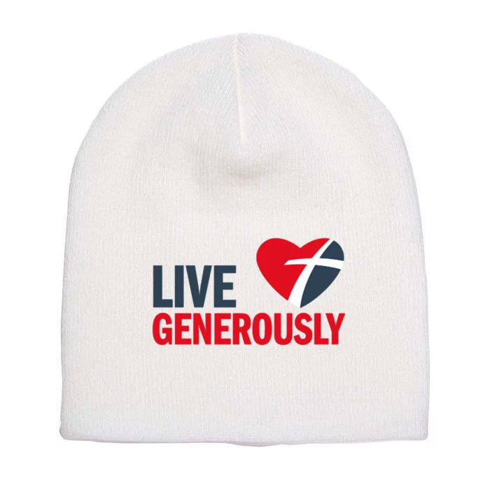 Living Generously Short Acrylic Beanie