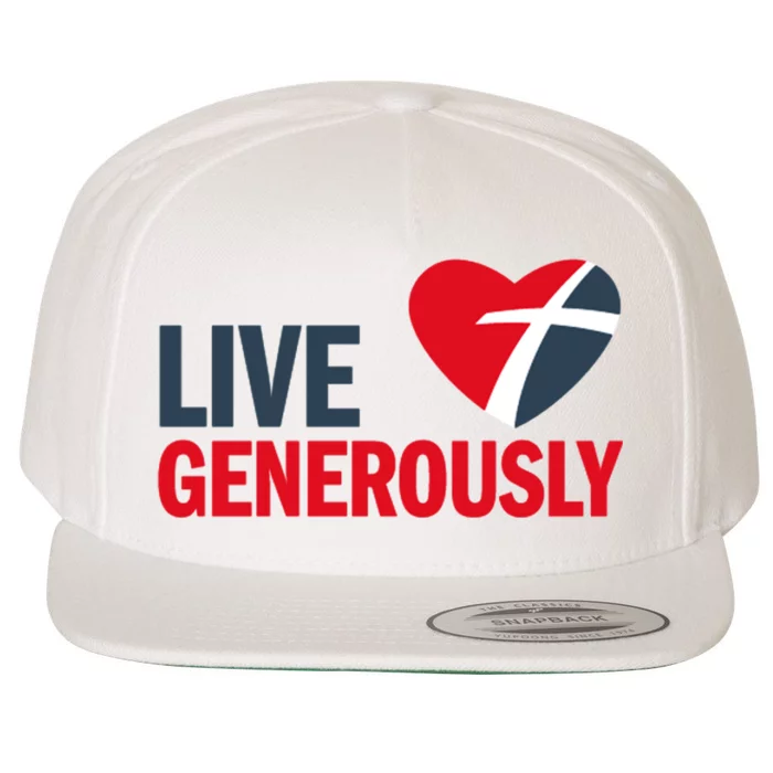 Living Generously Wool Snapback Cap