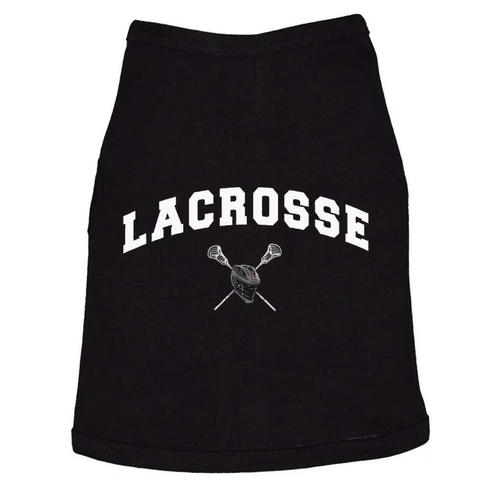 Lacrosse Gifts Lax Lacrosse Player Stick Doggie Tank