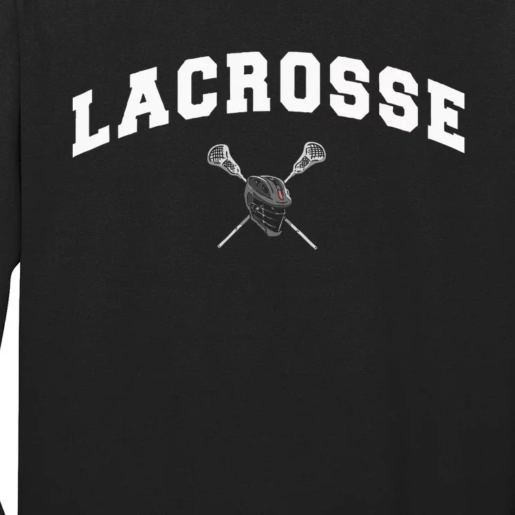 Lacrosse Gifts Lax Lacrosse Player Stick Long Sleeve Shirt