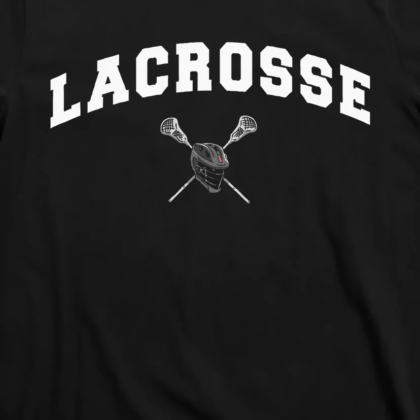 Lacrosse Gifts Lax Lacrosse Player Stick T-Shirt