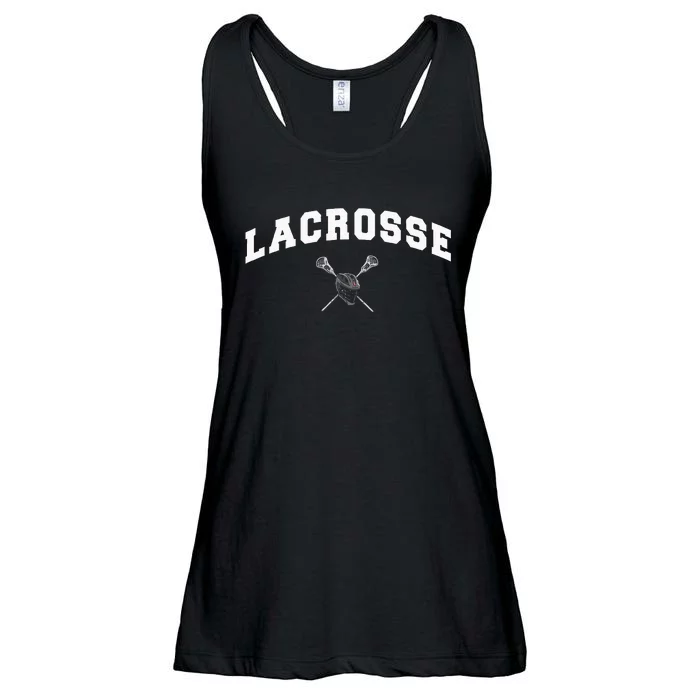 Lacrosse Gifts Lax Lacrosse Player Stick Ladies Essential Flowy Tank