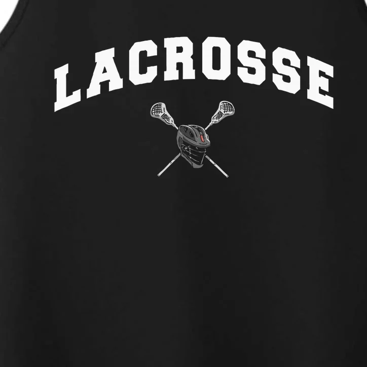 Lacrosse Gifts Lax Lacrosse Player Stick Performance Tank