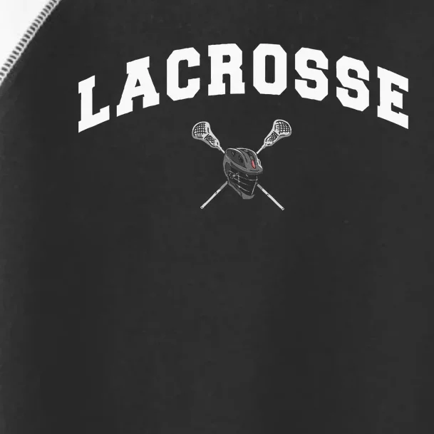 Lacrosse Gifts Lax Lacrosse Player Stick Toddler Fine Jersey T-Shirt