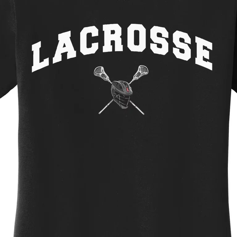 Lacrosse Gifts Lax Lacrosse Player Stick Women's T-Shirt