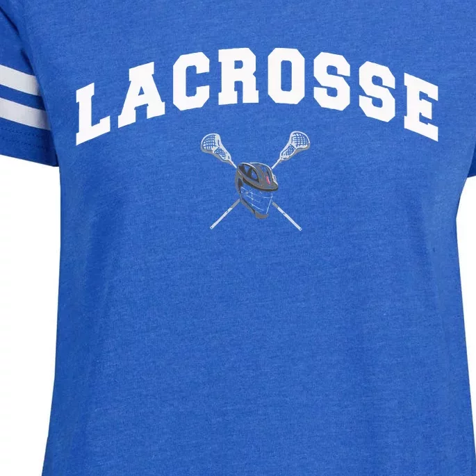 Lacrosse Gifts Lax Lacrosse Player Stick Enza Ladies Jersey Football T-Shirt