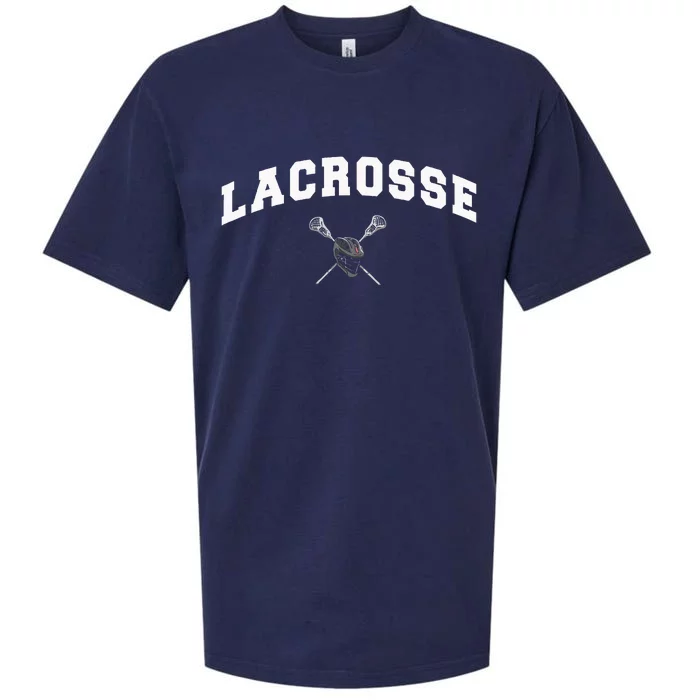 Lacrosse Gifts Lax Lacrosse Player Stick Sueded Cloud Jersey T-Shirt