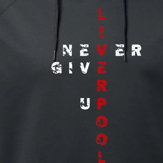 Liverpool Gift Liverpool England Great Britain Performance Fleece Hoodie