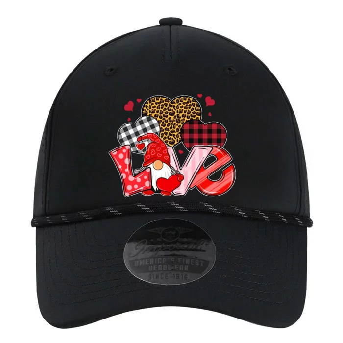 Love Gnome Leopard Checkered Pattern Performance The Dyno Cap