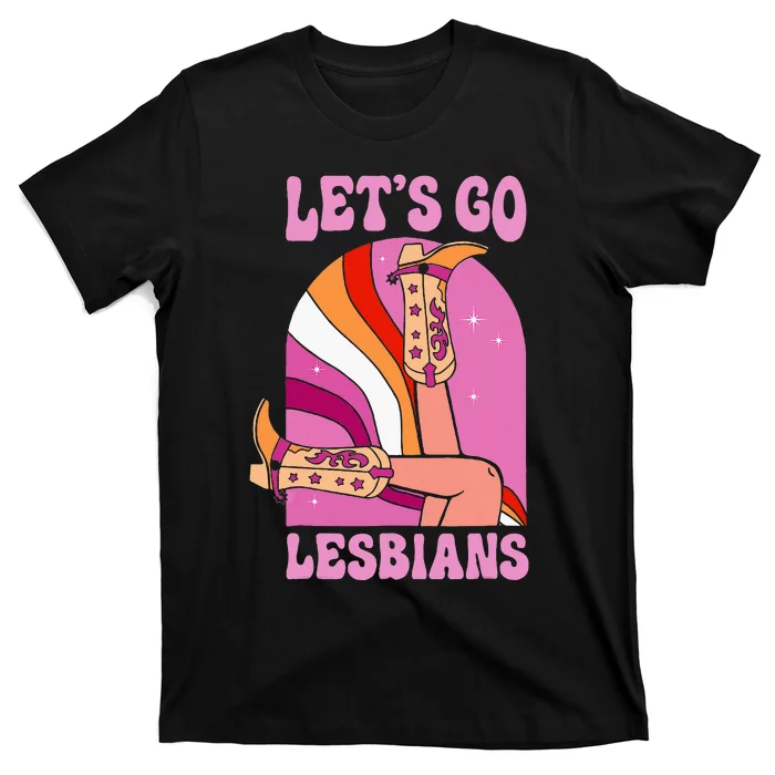 LetS Go Lesbians Lgbtq Lesbian Pride Month T-Shirt