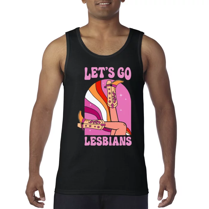 LetS Go Lesbians Lgbtq Lesbian Pride Month Tank Top