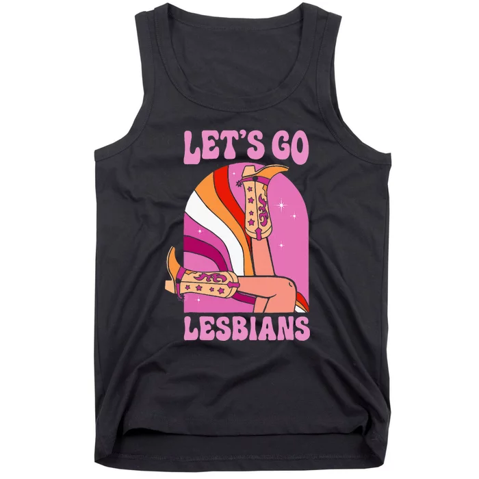 LetS Go Lesbians Lgbtq Lesbian Pride Month Tank Top