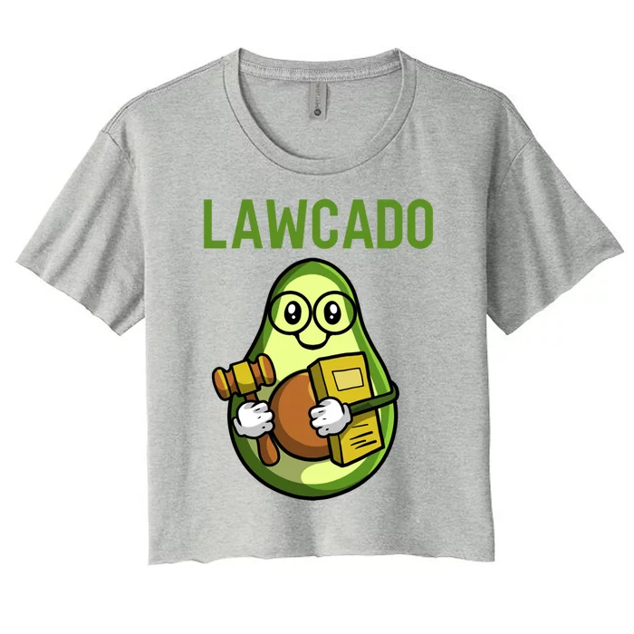 Lawcado Gift Legal Counsel Attorney Law School Student Lawyer Gift Women's Crop Top Tee