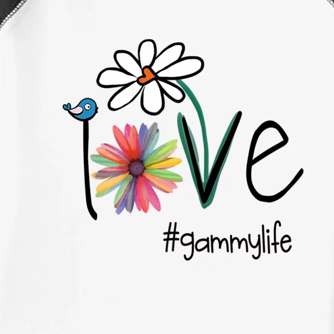 Love Gammy Life Art Flower Infant Baby Jersey Bodysuit