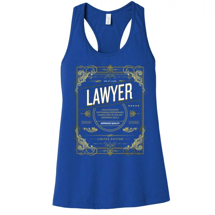 Lawyer Gift Women's Racerback Tank