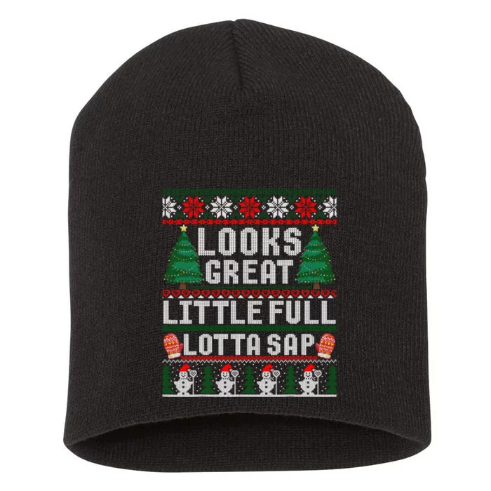 Looks Great Little Full Lotta Sap Tee Christmas Vacation Short Acrylic Beanie