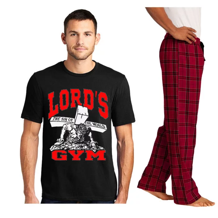 Lords Gym Lords The Sin Of World Jesus Pajama Set