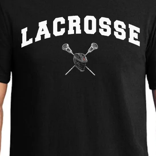 Lacrosse Gifts Lax Lacrosse Player Stick Pajama Set