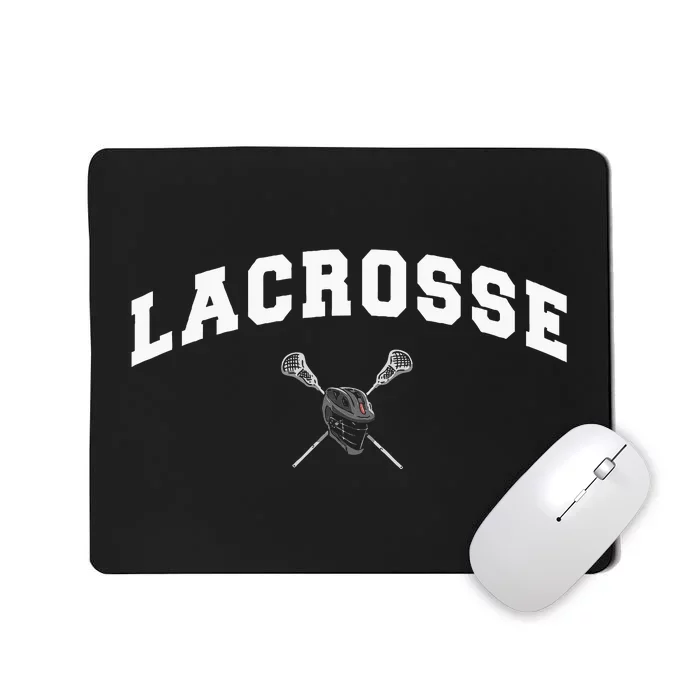 Lacrosse Gifts Lax Lacrosse Player Stick Mousepad