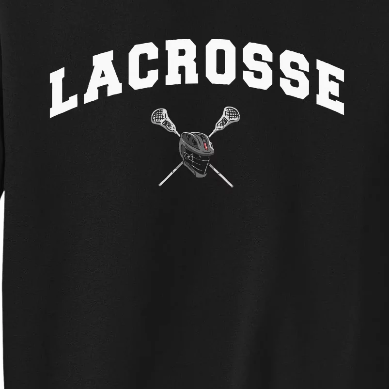 Lacrosse Gifts Lax Lacrosse Player Stick Tall Sweatshirt