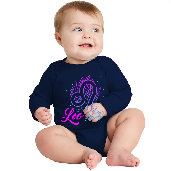 Leo Gift Baby Long Sleeve Bodysuit