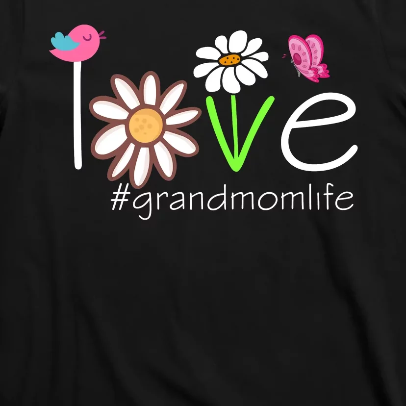 Love Grandmom Life Cute Matching Family T-Shirt