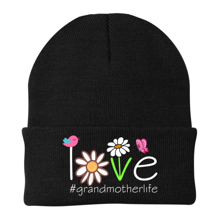 Love Grandmother Life Cute Matching Family Knit Cap Winter Beanie