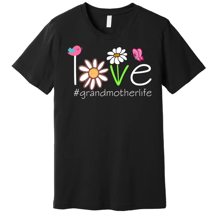 Love Grandmother Life Cute Matching Family Premium T-Shirt