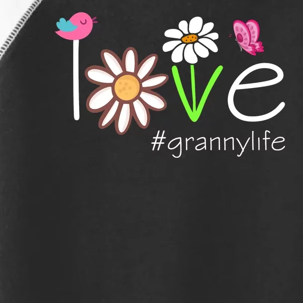 Love Granny Life Cute Matching Family Toddler Fine Jersey T-Shirt