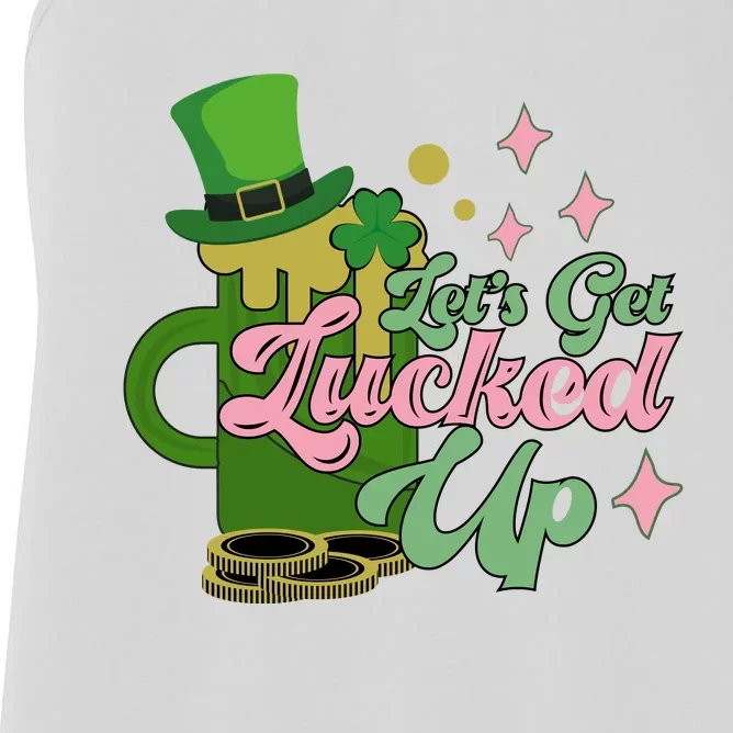 Let's Get Lucked Up St Patrick's Women's Racerback Tank