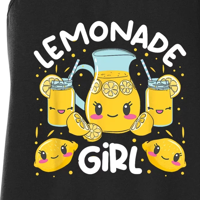 Lemonade Girl Lemonade Stand Boss Women's Racerback Tank