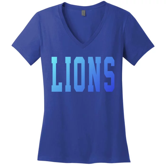 Lions Gift Women's V-Neck T-Shirt