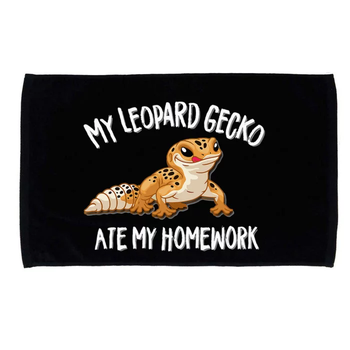 Leopard Gecko Microfiber Hand Towel