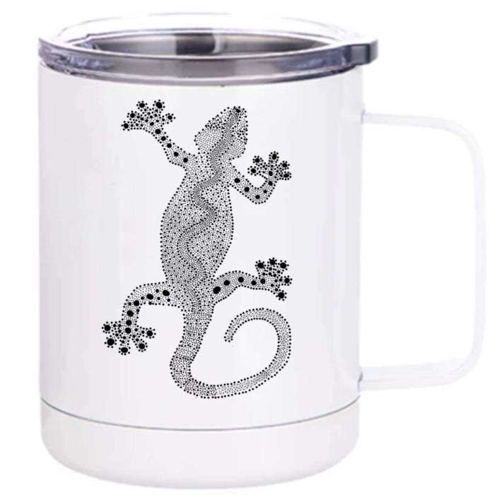 Lizard Gift Lizard Lover Gift Front & Back 12oz Stainless Steel Tumbler Cup