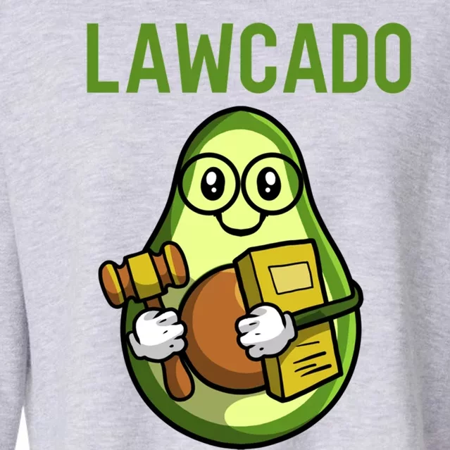 Lawcado Gift Legal Counsel Attorney Law School Student Lawyer Gift Cropped Pullover Crew