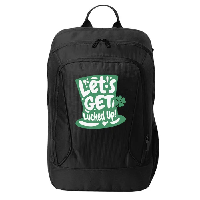 Lets Get Lucked Up Cute St Patricks Day City Backpack