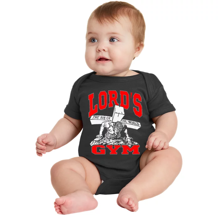 Lords Gym Lords The Sin Of World Jesus Baby Bodysuit