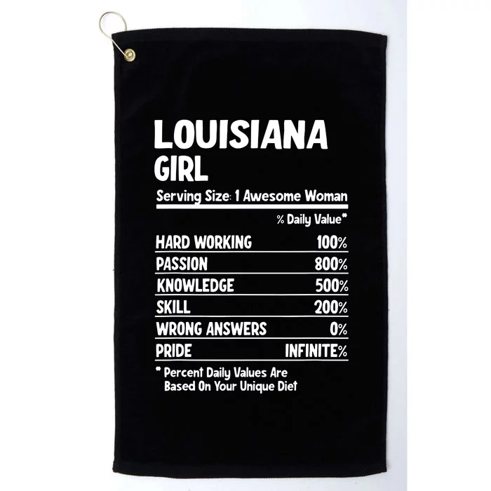 Louisiana Girl Platinum Collection Golf Towel