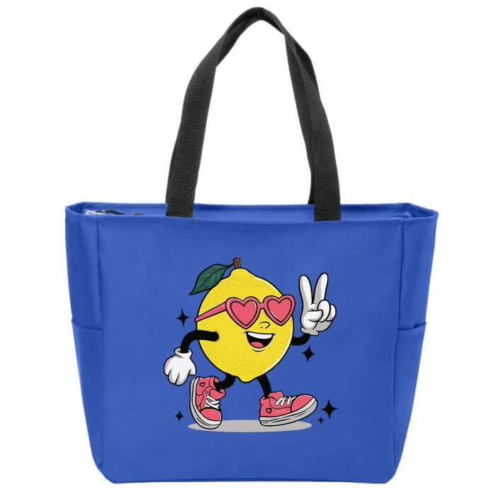 Lemonade Girl Lemonade Lemon Stand Lemonade Crew Zip Tote Bag