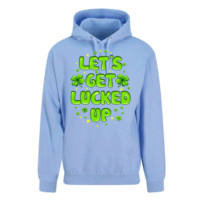 LetS Get Lucked Up St. PatrickS Day Unisex Surf Hoodie