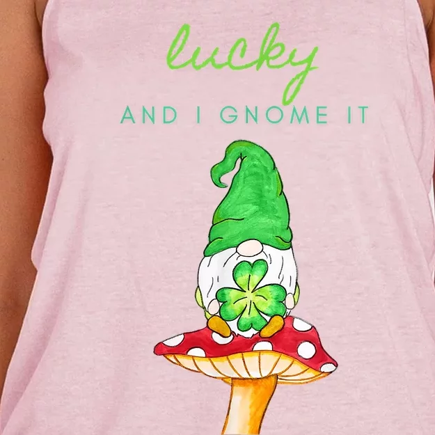 Lucky Gnome Women's Knotted Racerback Tank