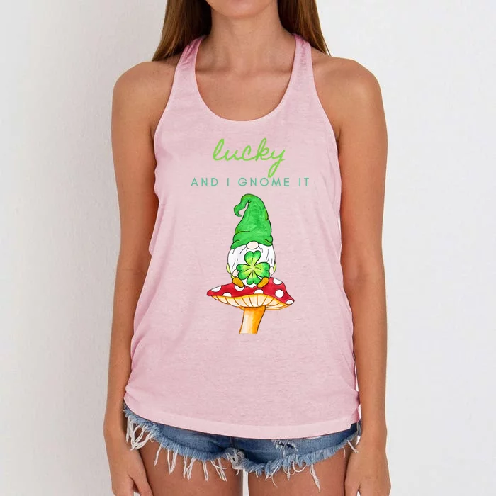 Lucky Gnome Women's Knotted Racerback Tank