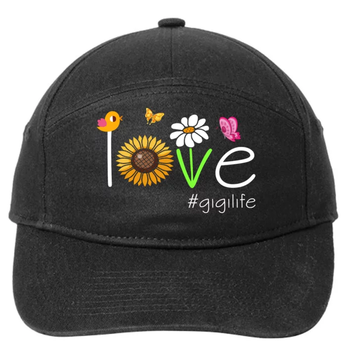 Love Gigi Life Cute Matching Family 7-Panel Snapback Hat