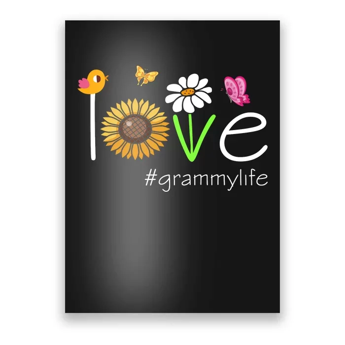 Love Grammy Life Cute Matching Family Poster