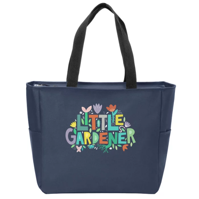 Little Gardener Zip Tote Bag