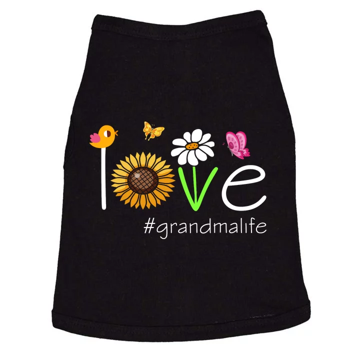 Love Grandma Life Cute Matching Family Doggie Tank