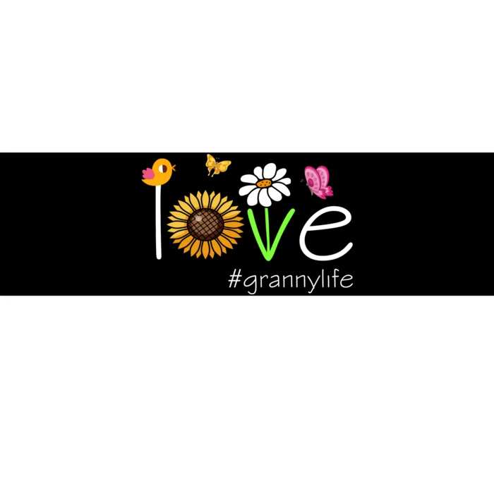 Love Granny Life Cute Matching Family Bumper Sticker